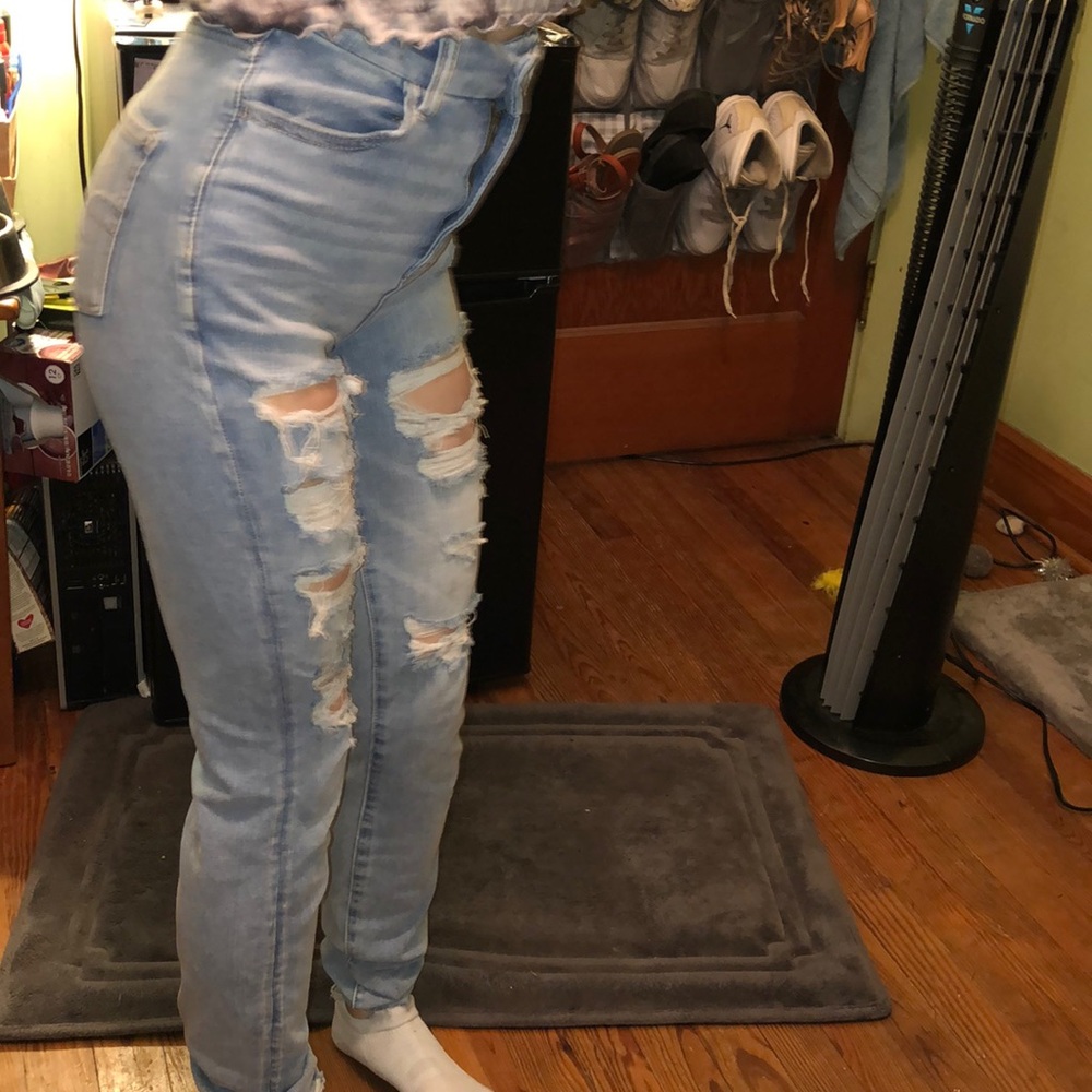 Highest rise curvy AE skinny jeggings